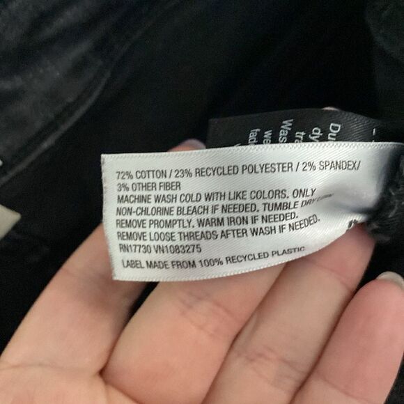 Universal thread- women’s mid rise, skinny jeans, black distressed-size 18 short - Picture 9 of 9